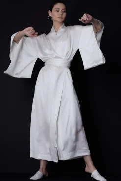 Natori Robes & Kimonos|Bridal Robes & Wraps-Key Essentials Silk Kimono Robe