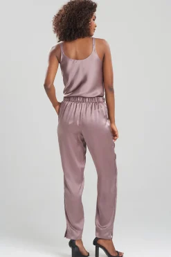 Natori Pajama Bottoms-Key Essentials Silk Slim Pants