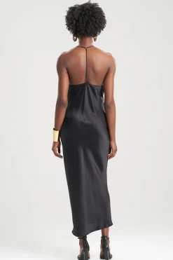 Natori Dresses|Gowns-Key Essentials Silk T-Back Gown
