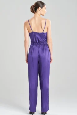 Natori Pajama Bottoms|Pants, Skirts & Shorts-Key Essentials Silk Wide Leg Pants