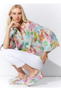 Natori Sandals-Lanna Hinami Platform Thong Sandals