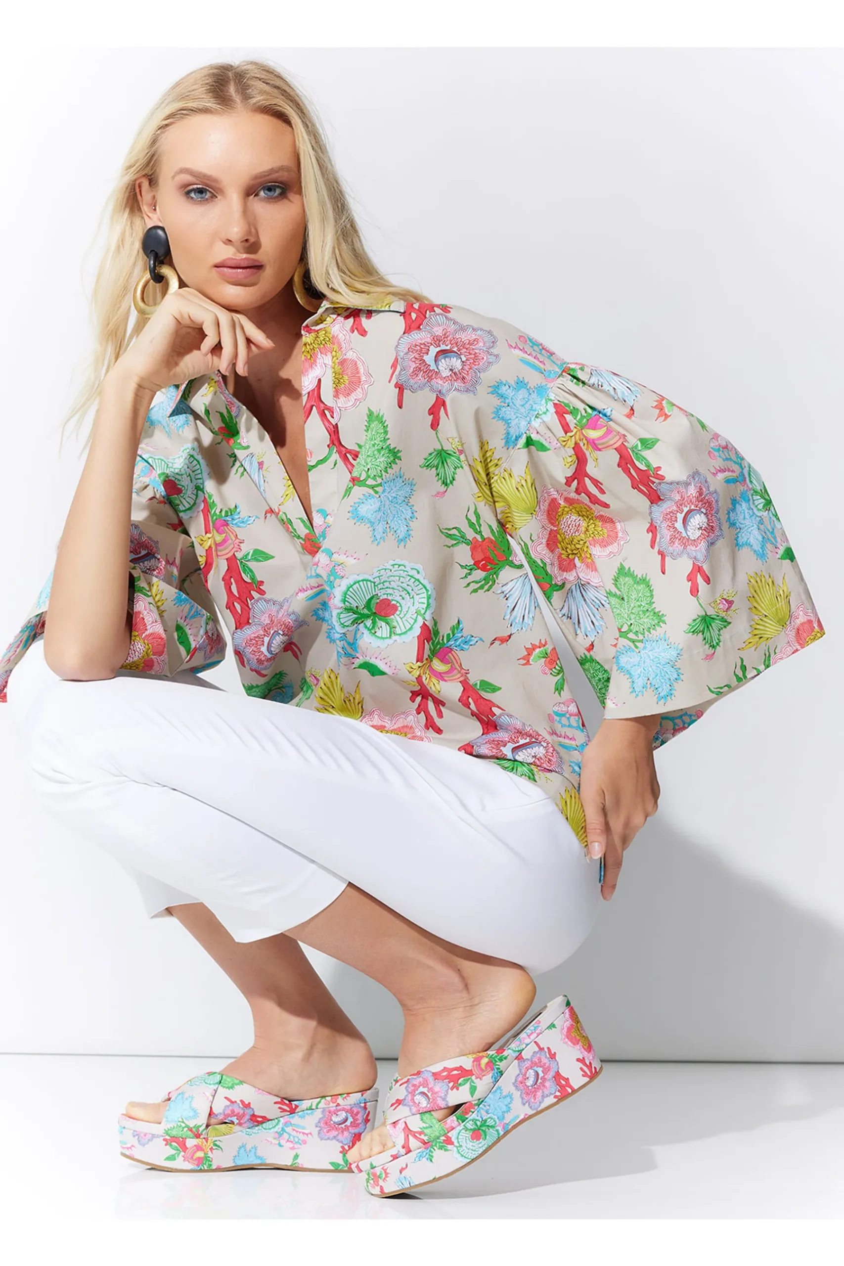 Natori Sandals-Lanna Hinami Platform Thong Sandals