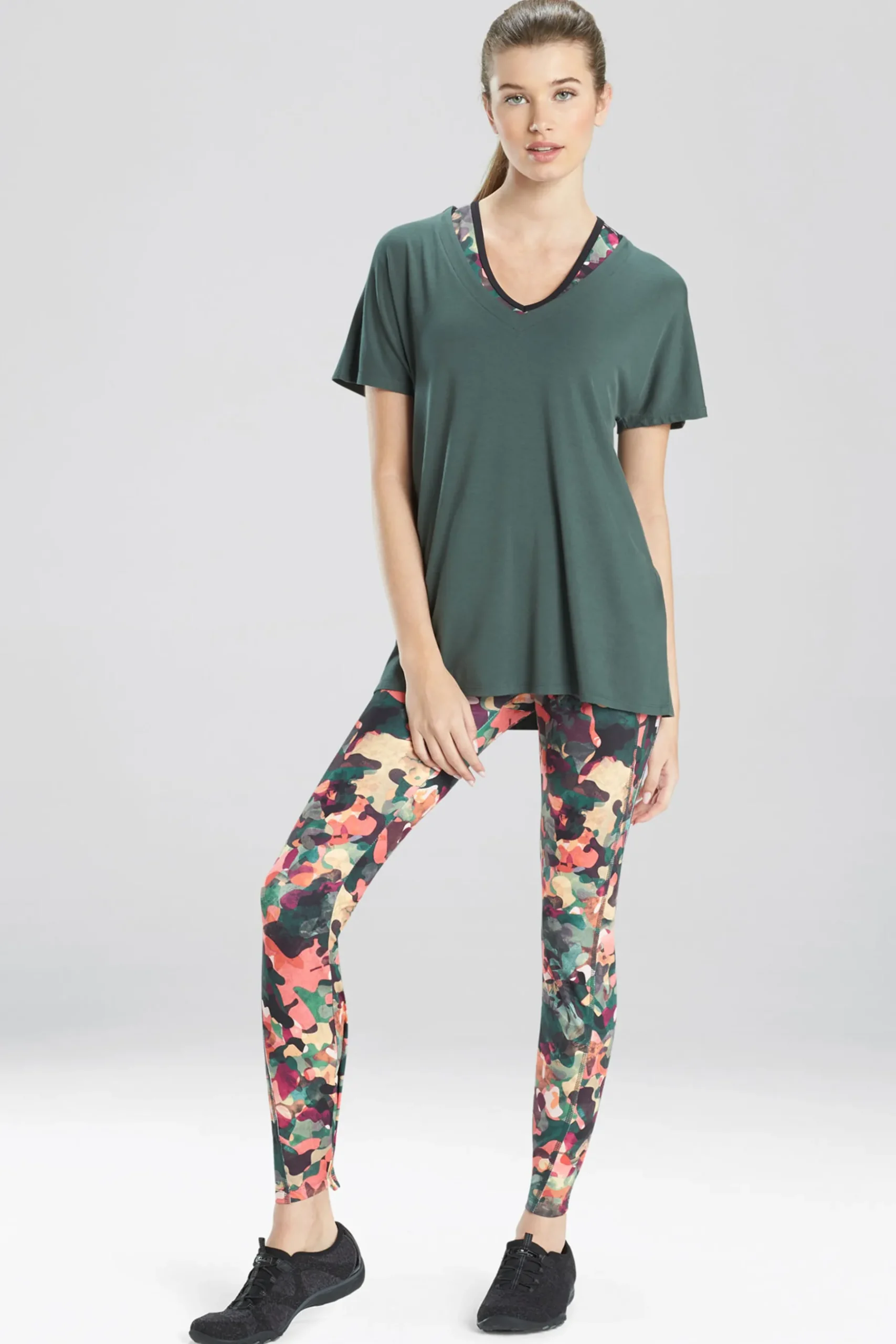 Natori Tops|Athleisure-Layering Elements Dolman T-Shirt Top