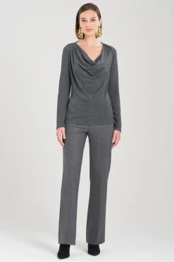 Natori Essentials|Tops, Shirts & Tunics-Layering Jersey Knit Drape Top