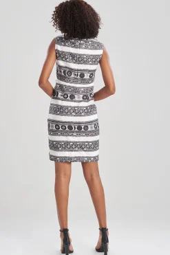 Natori Dresses-Le Souk Jacquard Sheath Dress