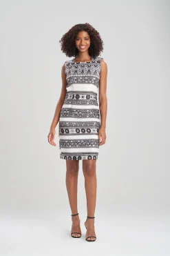 Natori Dresses-Le Souk Jacquard Sheath Dress