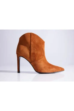 Natori Boots-Leiko Suede Heel Bootie