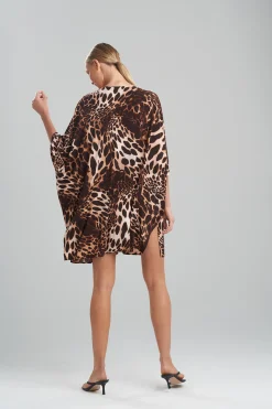 Natori Honeymoon-Leopard Jersey Cover-Up