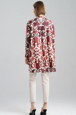Natori Tops, Shirts & Tunics-Leticia Printed Crepe Oversized Shirt