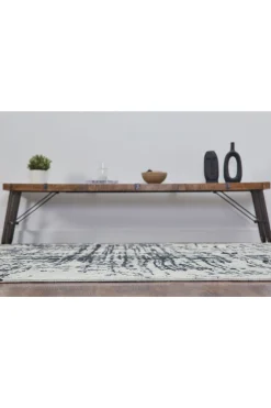 Natori Rugs-Lhasa- Abstract Blues Rug