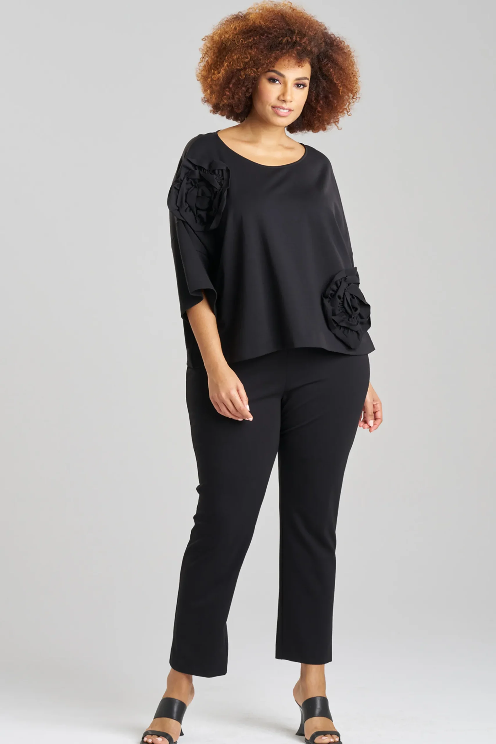 Natori Tops, Shirts & Tunics-Light Weight Ponte Embroidered Top