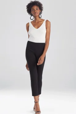 Natori Essentials|Pants, Skirts & Shorts-Light Weight Ponte Slim Pants
