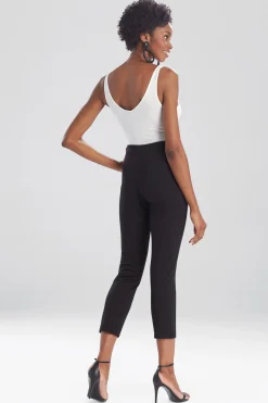Natori Essentials|Pants, Skirts & Shorts-Light Weight Ponte Slim Pants