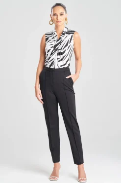 Natori Pants, Skirts & Shorts-Light Weight Ponte Tapered Pants