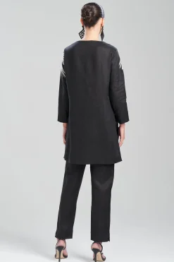 Natori Tops, Shirts & Tunics-Linen Embroidered Top