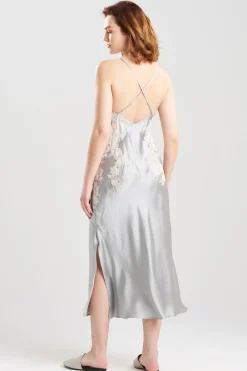 Natori Gowns-Lolita Lace Silk Gown