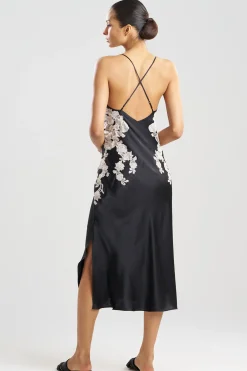 Natori Gowns-Lolita Lace Silk Gown