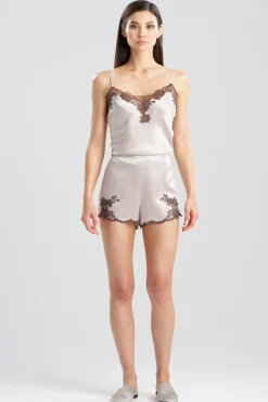 Natori Pajama Bottoms-Lolita Lace Silk Shorts