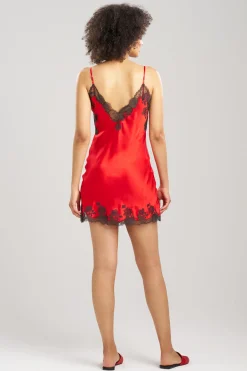 Natori Chemises|Chemises-Lolita Lace Trim Silk Chemise