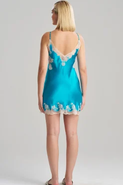 Natori Chemises|Chemises-Lolita Lace Trim Silk Chemise