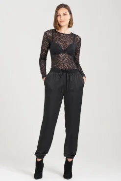 Natori Pants, Skirts & Shorts-Luxe Charmeuse Jogger Pants