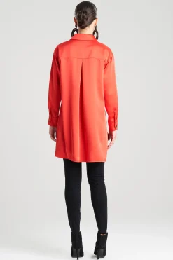 Natori Essentials|Tops, Shirts & Tunics-Luxe Charmeuse Shirt