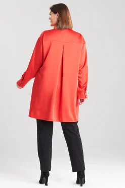Natori Essentials|Tops, Shirts & Tunics-Luxe Charmeuse Shirt