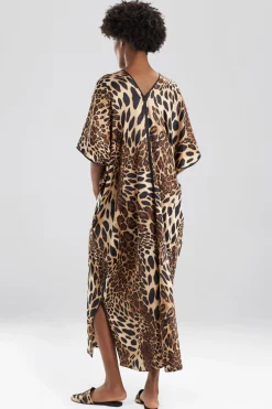 Natori Caftans|Plus Sizes-Luxe Leopard Caftan