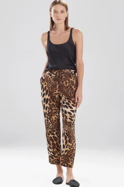 Natori Pajama Bottoms|Lounge Bottoms-Luxe Leopard Pants