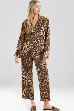 Natori Pajama Sets|Bridesmaid Pajamas & Robes-Luxe Leopard PJ