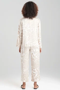 Natori Pajama Sets|Bridesmaid Pajamas & Robes-Luxe Leopard PJ