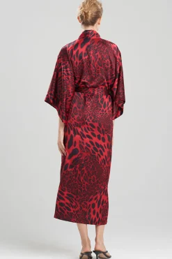 Natori Robes & Kimonos|Bridesmaid Pajamas & Robes-Luxe Leopard Robe