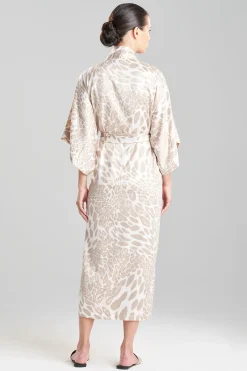 Natori Robes & Kimonos|Bridesmaid Pajamas & Robes-Luxe Leopard Robe