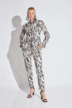 Natori Jackets & Outerwear-Lynx Cotton Sateen Tailored Blazer Jacket