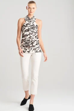 Natori Tops, Shirts & Tunics-Lynx TENCEL™ Jersey Crossover Halter Tank