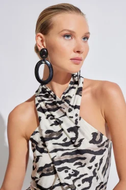 Natori Tops, Shirts & Tunics-Lynx TENCEL™ Jersey Crossover Halter Tank