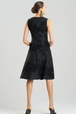 Natori Dresses-Madeira Cutwork Embroidered Fit & Flare Dress