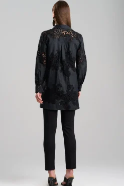 Natori Tops, Shirts & Tunics-Madeira Cutwork Embroidered Tunic Shirt