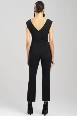 Natori Essentials|Plus Sizes-Matte Jersey Off Shoulder Top