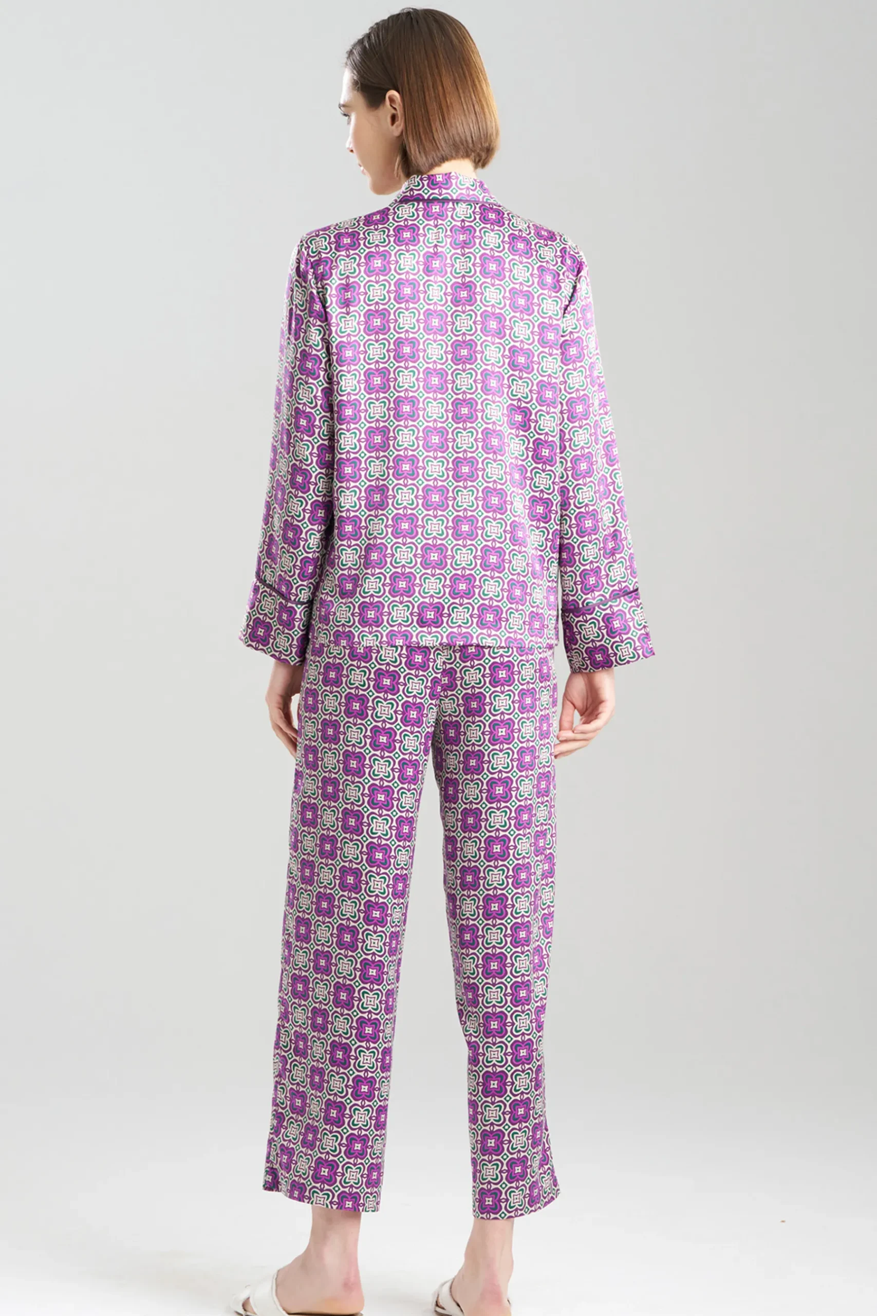 Natori Pajama Sets-Medallion Notch PJ