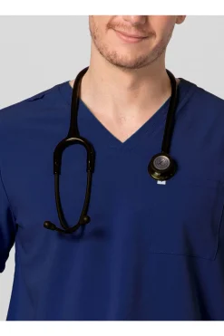 Natori Scrub Tops-Men's 2-Pocket V-Neck Scrub Top