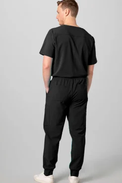 Natori Scrub Tops-Men's 2-Pocket V-Neck Scrub Top