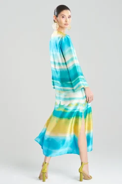 Natori Caftan Dresses-Minako Silk Caftan
