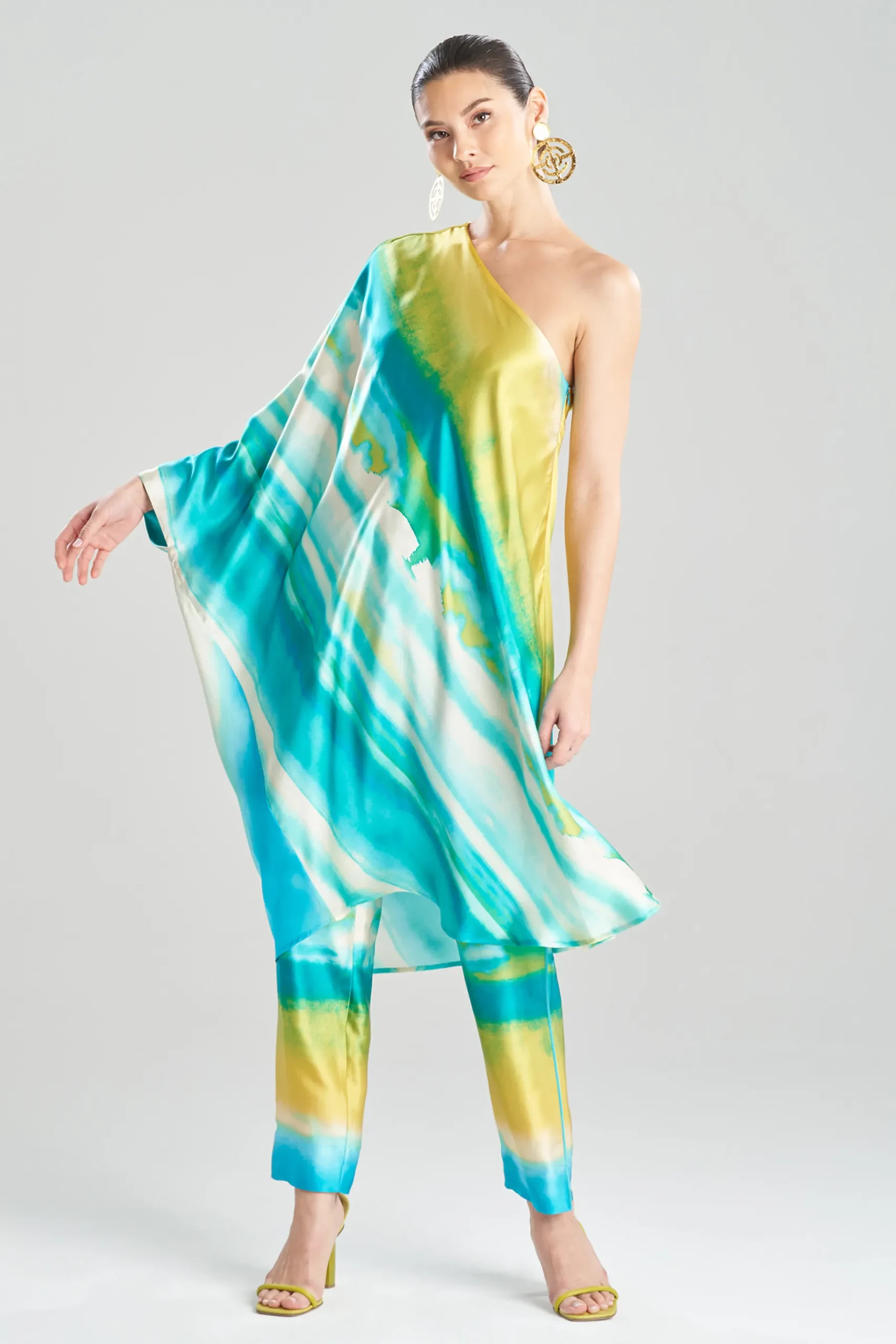 Natori Tops, Shirts & Tunics-Minako Silk One Shoulder Tunic