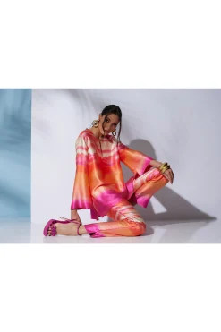 Natori Pajama Tops|Lounge Tops-Minako Silk Tunic