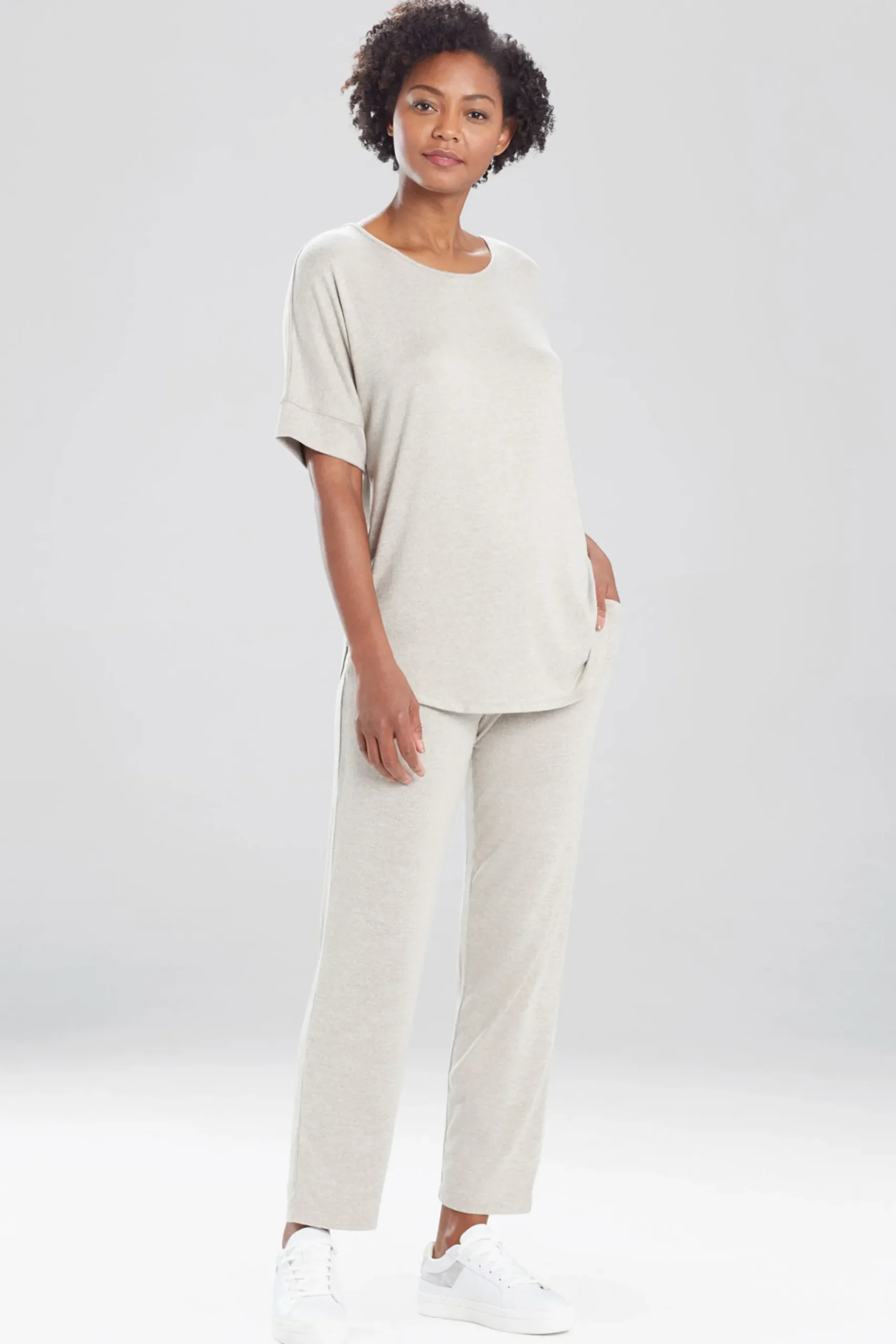 Natori Pajama Tops|Lounge Tops-Mirage Short Sleeve Top