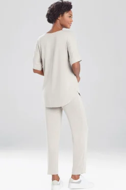 Natori Pajama Tops|Lounge Tops-Mirage Short Sleeve Top