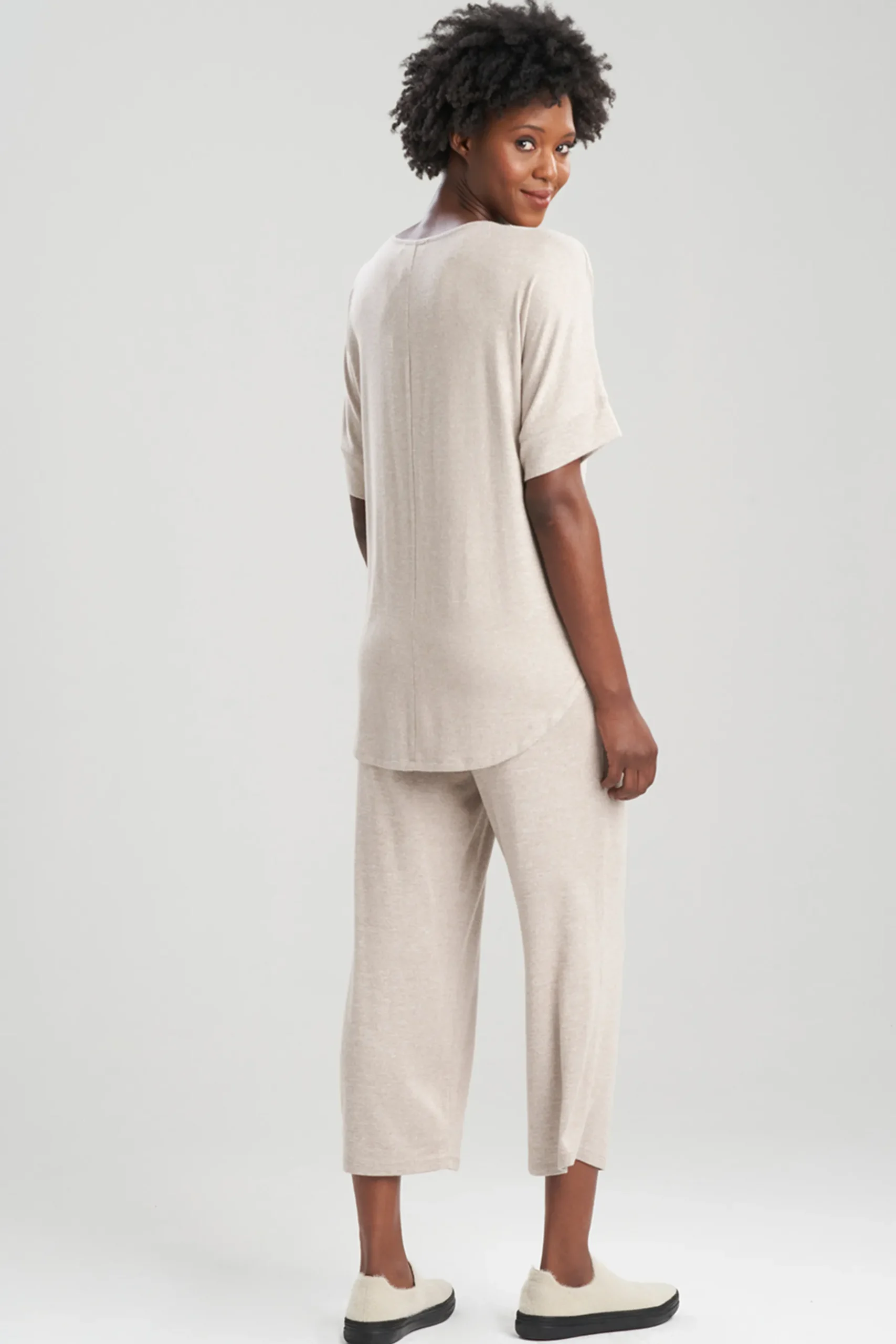 Natori Pajama Tops|Lounge Tops-Mirage Short Sleeve Top