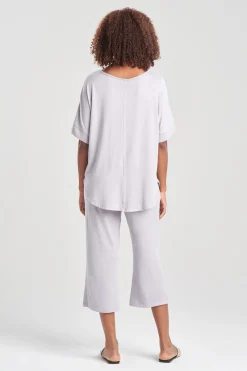 Natori Pajama Tops|Lounge Tops-Mirage Short Sleeve Top