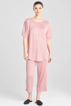 Natori Pajama Tops|Lounge Tops-Mirage Short Sleeve Top